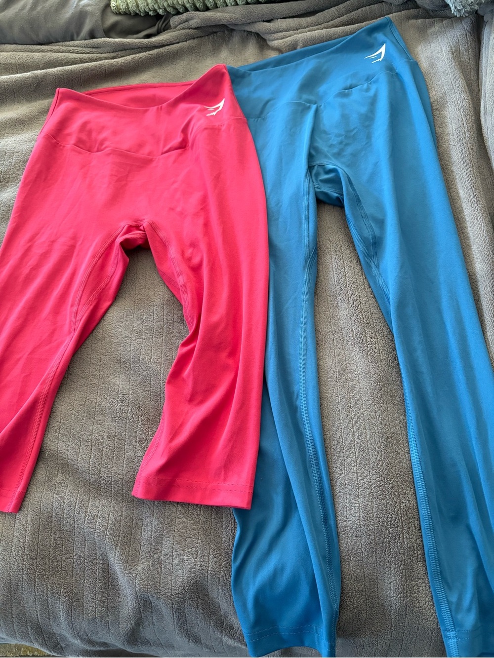 Gymshark Women’s Bright Pink & Blue Active Leggings Duo